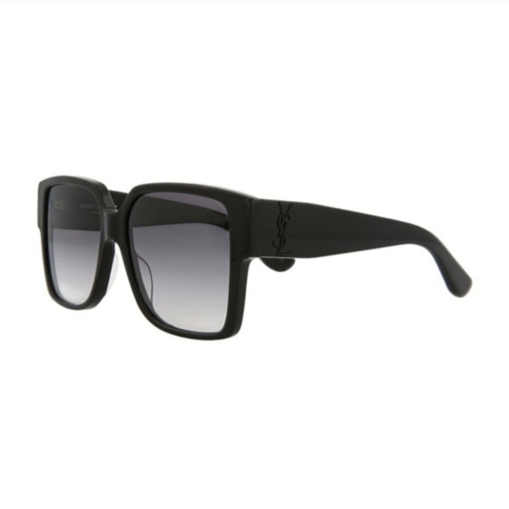 Yves Saint Laurent Black Square Sunglasses - Picture 2 of 16